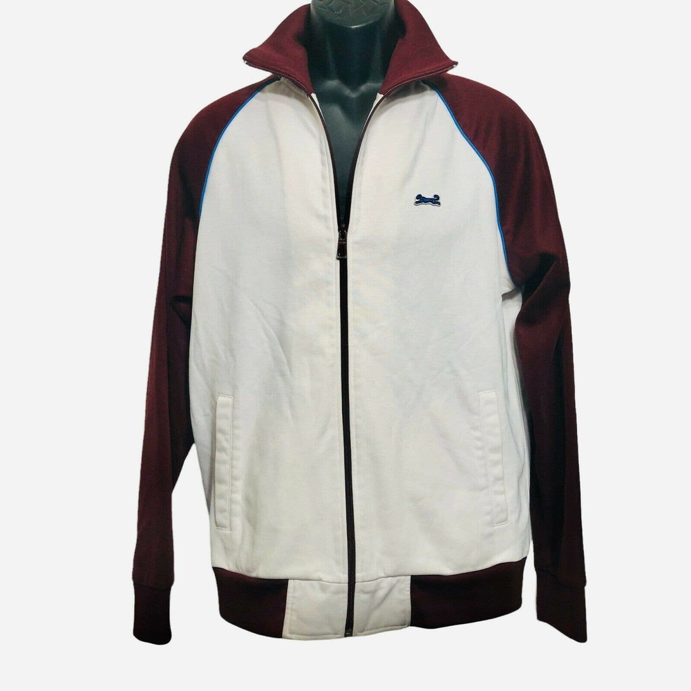 Le Tigre Vintage Track Jacket Mens M Zip Front
